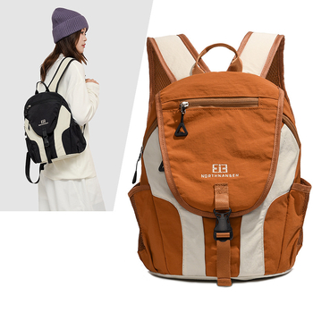 Σακίδιο εξωτερικού ταξιδιού, ελαφρύ — καμπύλες ιμάντες ώμου, ύφασμα Oxford, χωρητικότητα κάτω των 20 L, συμβατό με φορητό υπολογιστή, διαπερατό σχέδιο