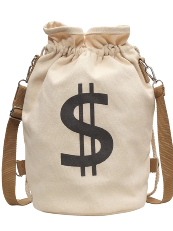 Casual crossbody bucket τσάντα από καμβά με κορδόνι κλεισίματος, εσωτερική θήκη για κινητό, διπλό ιμάντα