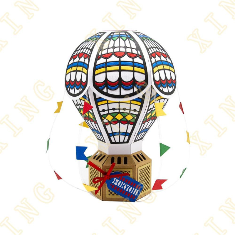 Metāla Die-Cut forma skrapkošanai un apsveikuma kartēm: ziedu motīvi, soma un karstā gaisa balons; reljefs