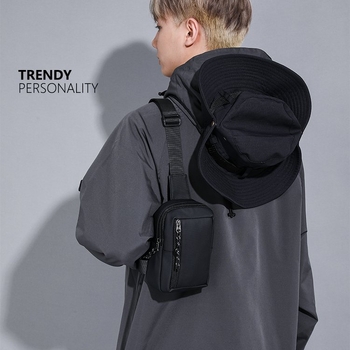 Мъжка чанта през рамо, уличен стил, плат Оксфорд, издръжлива