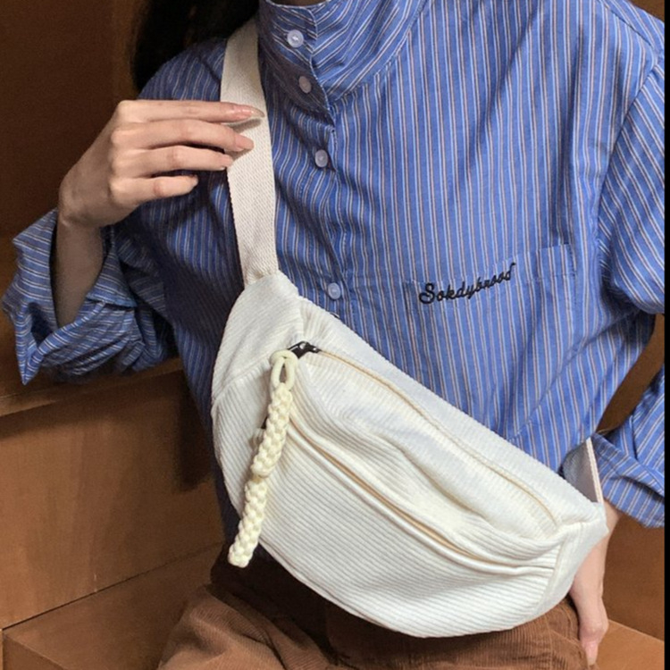 Мъжка чанта за гърдите – платно, за свободно време, пролет 2024 (платно; свободно време; пролет 2024; мъж)