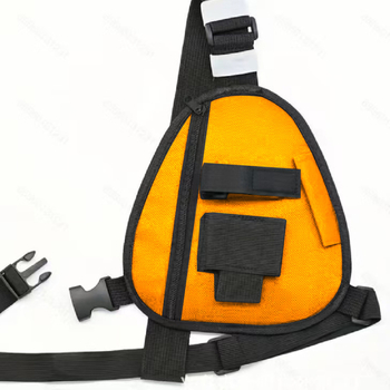 Мъжка чанта за гръден кош – Oxford плат, Liuhe марка, едноцветна, подплата от найлон, есен 2024