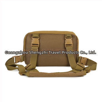 Тактическа мрежеста чанта за гърди с две презрамки, нейлонова конструкция, антиоткрадваща функция, водоустойчива, за открито