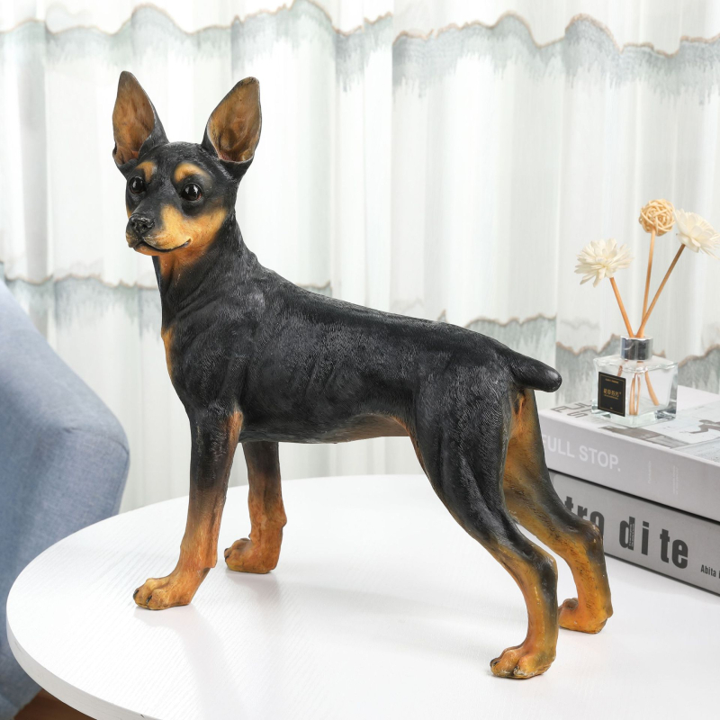 Figura buldoga od smole, moderan minimalistički dizajn; Materijal: sintetička smola; Kategorija: suvenir od smole; Pokloni: promotivni, socijalni i festival darovi; Pogodno za parove, kolege, prijatelje i školsku društvo.