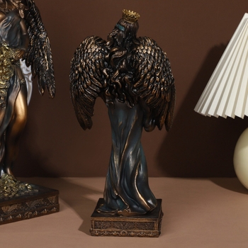 Άγαλμα Αγγέλου από ρητίνη — Ελληνίδα Θεά του Πλούτου, για γραφείο και ράφι κρασιού | Xinming