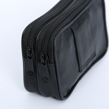 Baorui кожена чанта за талия: естествена кожа, текстура на овча кожа, подплата от полиестер