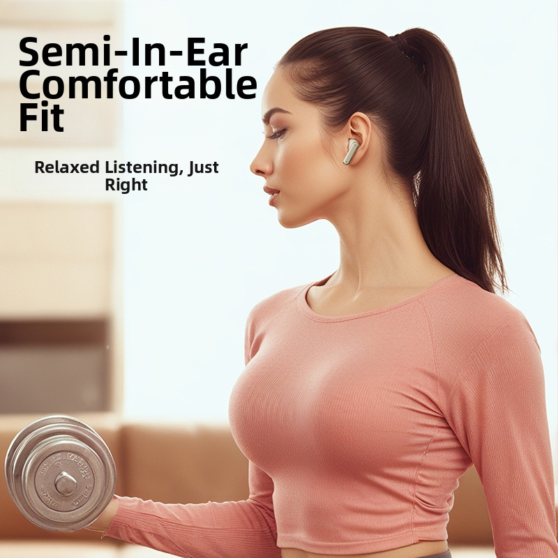 Bezdrôtové Bluetooth slúchadlá do ucha s potlačením šumu, digitálny displej, súkromný model, Bluetooth 5.4