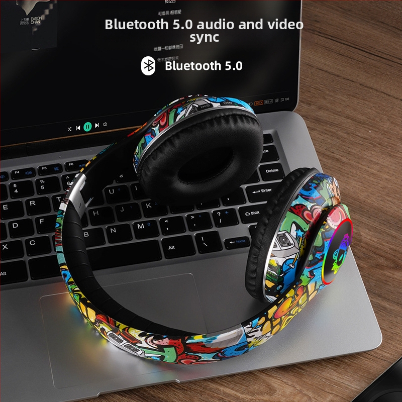 Хедсет за глава Bluetooth 5.0, USB 3.0 интерфейс, батерия 200 mAh, поддръжка HSP/HFP