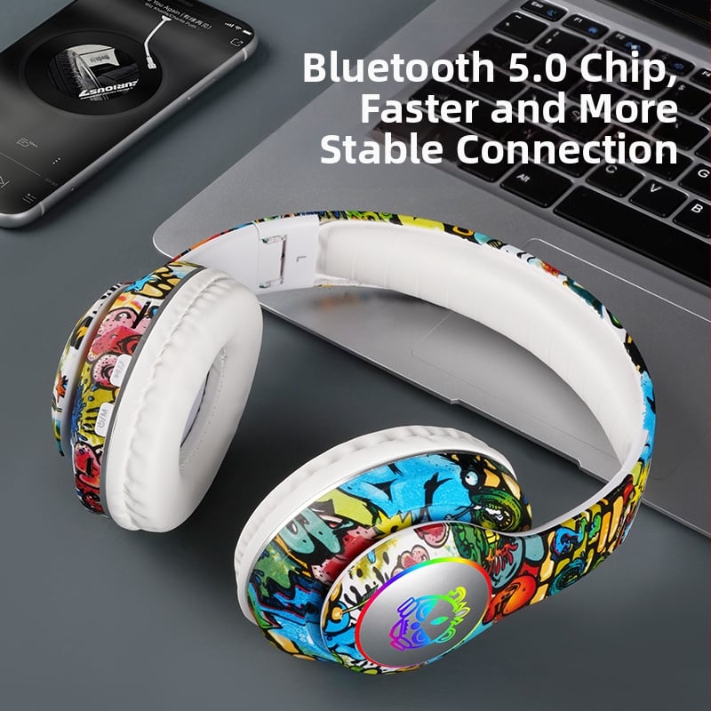 Хедсет за глава Bluetooth 5.0, USB 3.0 интерфейс, батерия 200 mAh, поддръжка HSP/HFP