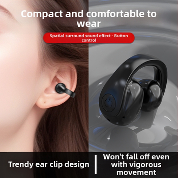 GD11 безжична клипслушалка Bluetooth, дизайн без вмъкване в ухото, Bluetooth 5.4, IPX6, живот на батерията 4–8 ч