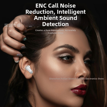 In-ear безжични Bluetooth слушалки с ANC+ENC и сенсорен екран, Bluetooth 5.3, IPX5, обхват 10 м, време за работа 4–8 ч, стерео