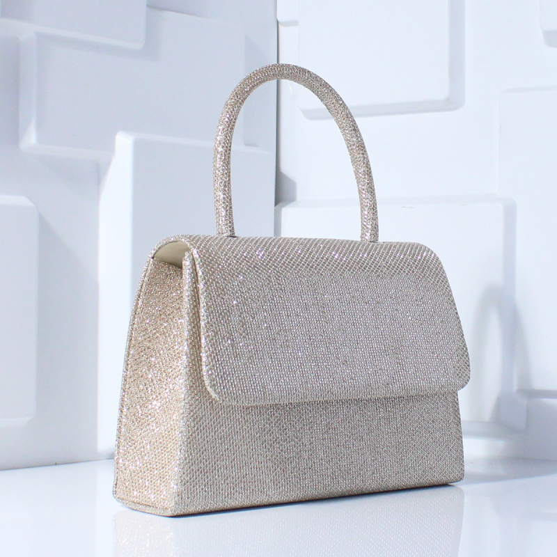 Mini večernja torbica s šljokicama i lancem, crossbody ili u ruci