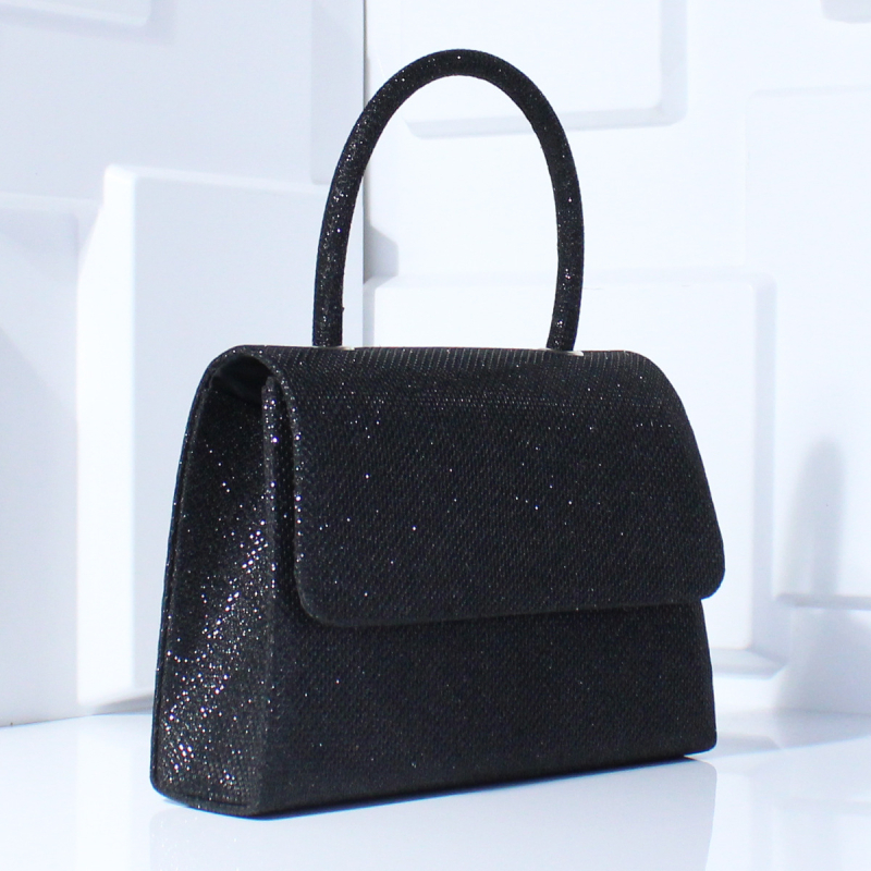 Mini večernja torbica s šljokicama i lancem, crossbody ili u ruci