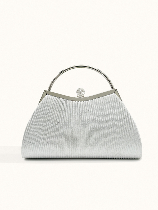 Dumpling Bag PU, városi egyszerű stílus, vízszintes négyzet alak, belső ID zseb, poliészter bélés, tavasz 2024