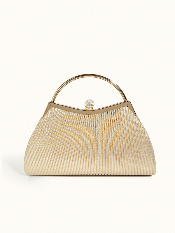 Dumpling Bag PU, városi egyszerű stílus, vízszintes négyzet alak, belső ID zseb, poliészter bélés, tavasz 2024