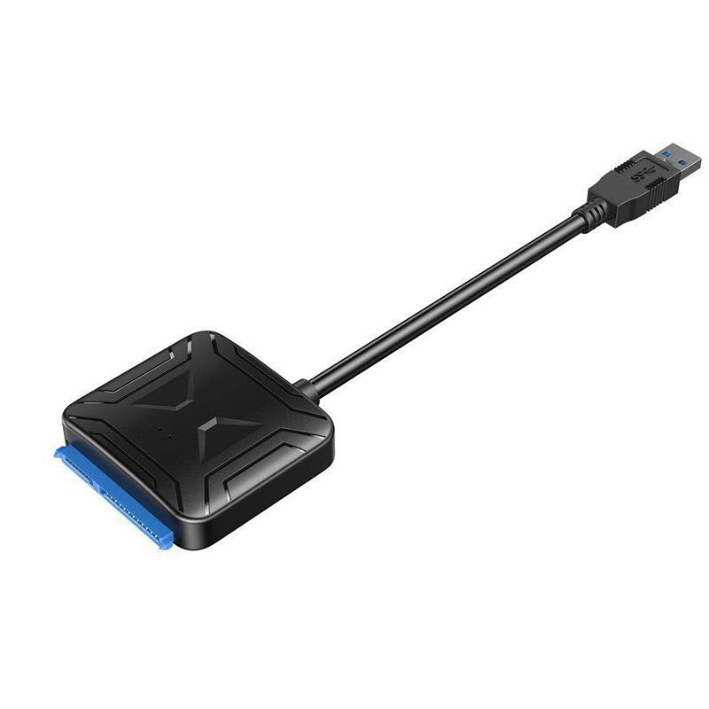 USB 3.0 į SATA duomenų laidą su IS621 mikroschema, vario branduolys, 500 MB/s, apie 47 cm
