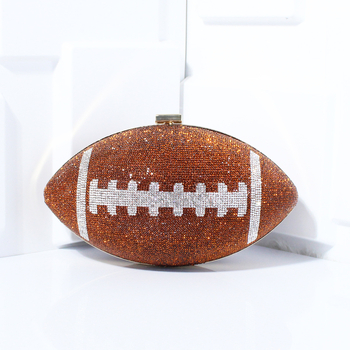 Τσάντα βραδινή από PU υλικό, σχεδίαση με αλυσίδα, μαγνητικό κούμπωμα, εσωτερική θήκη για ID, οριζόντιο τετράγωνο σχήμα