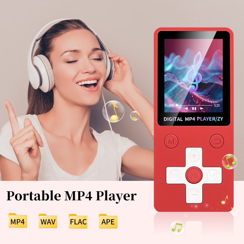 MP3 grotuvė su Bluetooth, TF kortelės palaikymas, FM radijas, įrašymas, Mini USB jungtis
