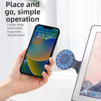 Huarui Sheng MagSafe безжичен разширителен държач за лаптоп – универсален пластмасов държач със безжично зареждане (Поддръжка на персонализация)