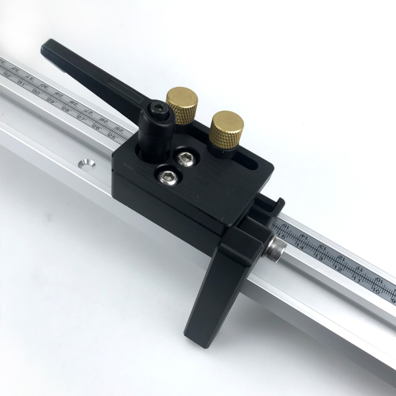 Линеен измервателен инструмент със плъзгаща се канавка за дървообработване – модифициран инструмент с ограничител на канавката