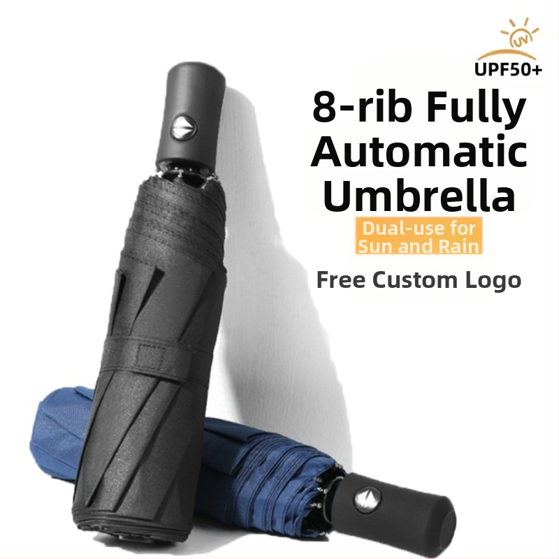 Automatinis sulankstomas skėtis nuo saulės su 8 rėmais ir UV apsauga UPF>50
