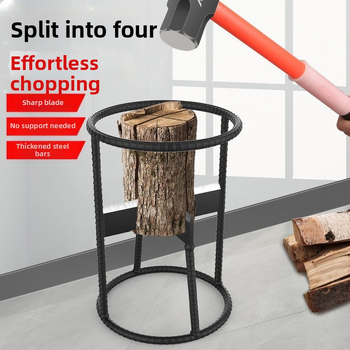 Αυτόματη μηχανή κοπής και διάσπασης ξύλων – Τριμελής σετ, χάλυβας μαγανίτης