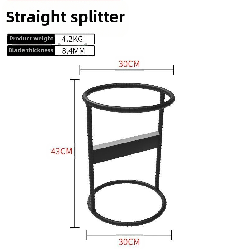 Automatska stroj za cijepanje drva i rezanje – Trodjelni set, mangan čelik