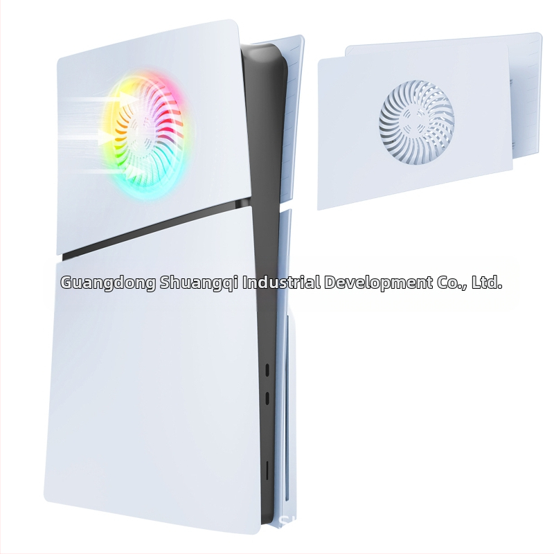 PS5 Slim заместващ корпус със отвори за охлаждане, ABS, за PS5 Slim, тегло 200 г, опаковка 2 броя