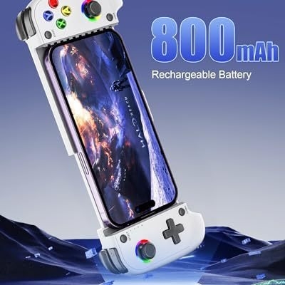 Bezvadu spēļu kontrolleris mobilajiem un Switch – USB-C interfeiss, vibrācija, somatosensoriska vadība, daudzfunkcionāls