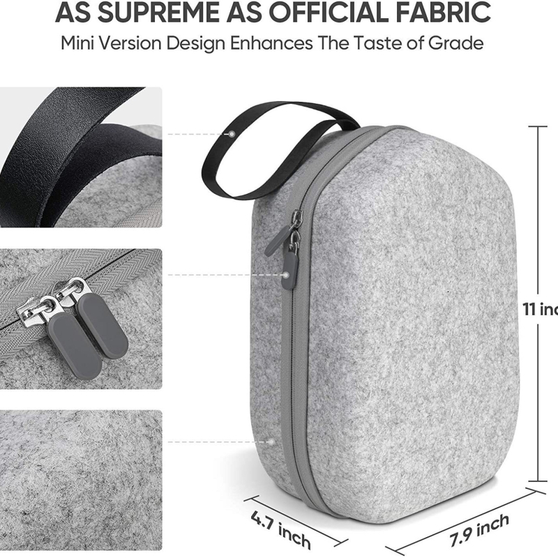 EVA úložný box na VR okuliare pre Oculus Quest 2 — švy s horúcim tlačením, vodotesný dizajn, prispôsobenie k dispozícii