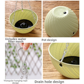 Γλάστρα από ρητίνη – τοίχου και κρεμαστός σχεδιασμός, κατασκευή με χύτευση με έγχυση, δεν παραμορφώνεται εύκολα, δημιουργικό στυλ