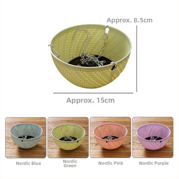 Γλάστρα από ρητίνη – τοίχου και κρεμαστός σχεδιασμός, κατασκευή με χύτευση με έγχυση, δεν παραμορφώνεται εύκολα, δημιουργικό στυλ