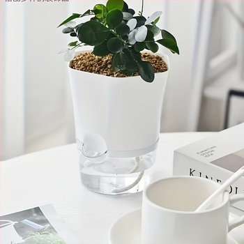 Κοντέινερ Ελέγχου Ριζών, Πλαστικός Γλάστρα Γραφείου Με Αυτοπότισμα, Κορεάτικου Στυλ