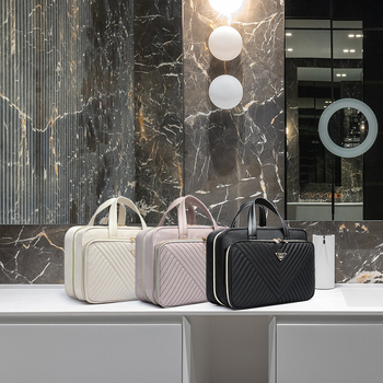 Θήκη καλλυντικών για ταξίδια με διαχωρισμό βρεγμάτων-ξηρών, αδιάβροχη και ελαφριά