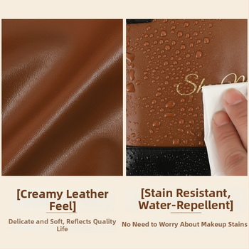 Γυναικεία τσαντάκι καλλυντικών από PU — Αδιάβροχο, ultra-light για ταξίδια, οργάνωση περιποίησης με πολυεστερική επένδυση