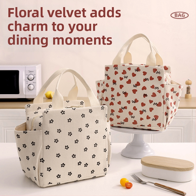 Bei Lian kordūrinė kvadratinė izoliuojanti pietų krepšys, talpa 6,5 L, nešiojamas ir sulankstomas