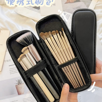 Τσάντα αποθήκευσης πινέλων μακιγιάζ, μεταλλικό υλικό, χωρητικότητα 18L, ιαπωνικό στυλ, μοτίβο 01, με εκτυπωμένο λογότυπο