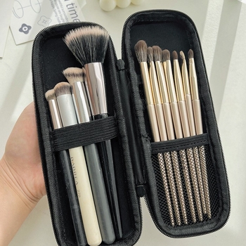 Τσάντα αποθήκευσης πινέλων μακιγιάζ, μεταλλικό υλικό, χωρητικότητα 18L, ιαπωνικό στυλ, μοτίβο 01, με εκτυπωμένο λογότυπο