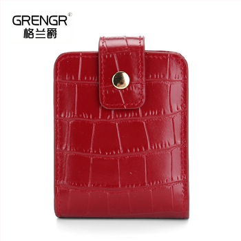 Чанта за червило от PU кожа с крокодилски принт (PU подплата; за съхранение; ежедневна употреба; за дами)