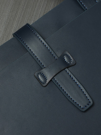 Verslo odinė A4 dokumentų tašė su odine sagtimi, spausdintas logotipas, atspari vandeniui ir dėvėjimui, didelė talpa, PU oda, pamušalas poliesteris, prekinis ženklas Yujingxuan