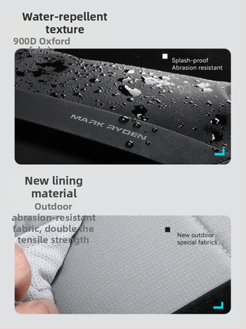 Ανδρική Τσάντα Ώμου MARK RYDEN, Αστικός Μινιμαλισμός, Υλικό Oxford, Εσωτερικό Πολυεστέρας, Μονόχρωμο Σχέδιο, Ανεκτική στη Φθορά, Καθημερινή Χρήση