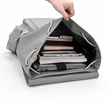 Ανδρική τσάντα πλάτης από νάιλον, 20–35L, κατάλληλη για 14 ιντσών φορητό, αστικός μινιμαλιστικός σχεδιασμός, καμπύλοι ιμάντες ώμου