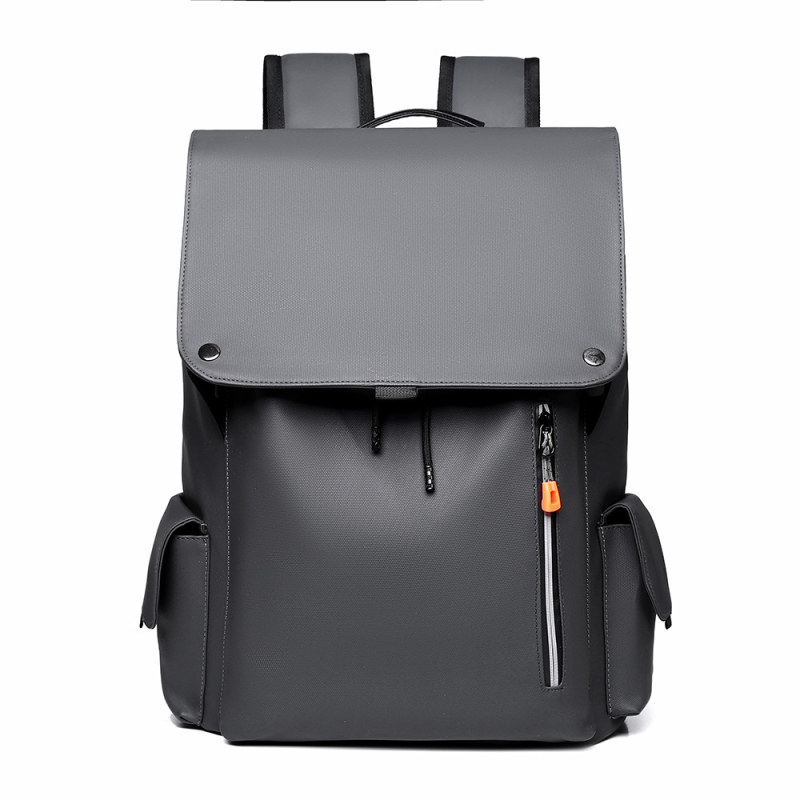 Férfi nylon hátizsák laptophoz, 20–35L, 14 hüvelykes laptophoz, városi minimalist stílus, ívelt vállpántok