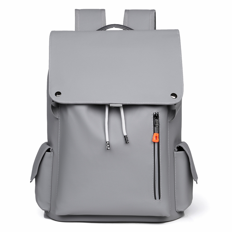 Férfi nylon hátizsák laptophoz, 20–35L, 14 hüvelykes laptophoz, városi minimalist stílus, ívelt vállpántok