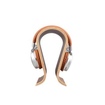 Στήριγμα ακουστικών-διακοσμητικό, ξύλο και δέρμα, Leike, μοντέρνο μινιμαλιστικό σχέδιο, ξύλινο