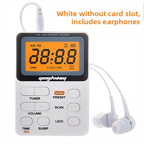 Μίνι ραδιόφωνο με MP3 player, ψηφιακός δέκτης FM/AM, μοντέλο JS-4202, μονοφωνικός ήχος, μπαταρία λιθίου