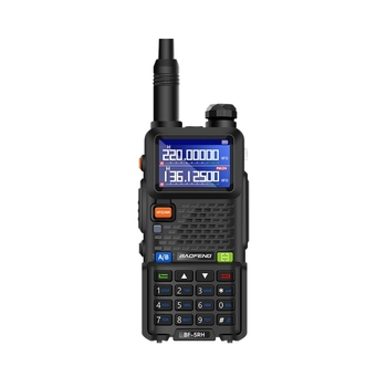 Baofeng UV-5R BF-5RH/M Ασύρματο ραδιόφωνο με οθόνη, ζώνες συχνοτήτων 136–174/400–520 MHz, 5W, 128 κανάλια, εμβέλεια 1,5–3 χλμ