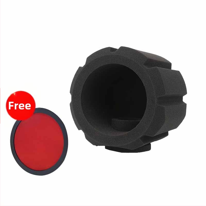 Αντιανεμικό κάλυμμα μικροφώνου με βαμβάκι απορροφητικό ήχου για φορητό στούντιο εγγραφής, μοντέλο C2, από Voice Converter