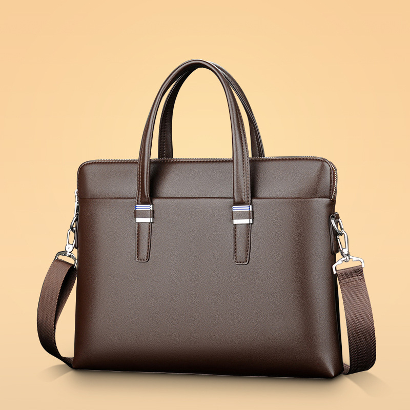 Barton WA109 ūdensizturīga PU ādas pleca soma datoram — biznesa ceļojumiem