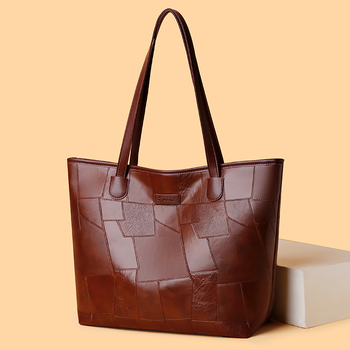 Shuo ning PU τσάντα ώμου τύπου κουβά – κλείσιμο με φερμουάρ, εσωτερική τσέπη με φερμουάρ και θήκη για κινητό, επένδυση από πολυεστέρα